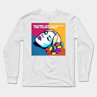 Catching Z's and Counting Sheep Long Sleeve T-Shirt